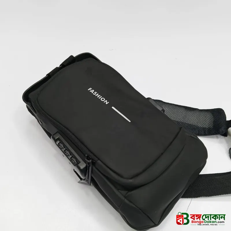 USB charging sport sling Anti-theft shoulder bag (Black) - বাংলাদেশে সেরা দাম ও লাইফস্টাইল কালেকশন - গ্যালারি