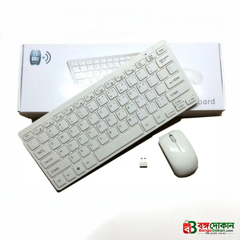 Wireless Keyboard and Mouse Set KM901 (New) – 2.4GHz Reliable Wireless Connectivity, Ergonomic Design, Plug-and-Play Combo for Home & Office Productivity - বাংলাদেশে সেরা দাম ও স্পেসিফিকেশন - গ্যালারি