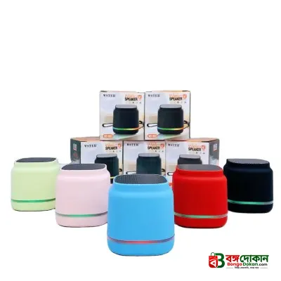 WSTER WS-903 Colorful Lighting Mini Wireless Speaker – 5W Portable Bluetooth Speaker with RGB LED Lights, 500mAh Battery & 3-6H Playtime - বাংলাদেশে সেরা দাম ও স্পেসিফিকেশন - গ্যালারি